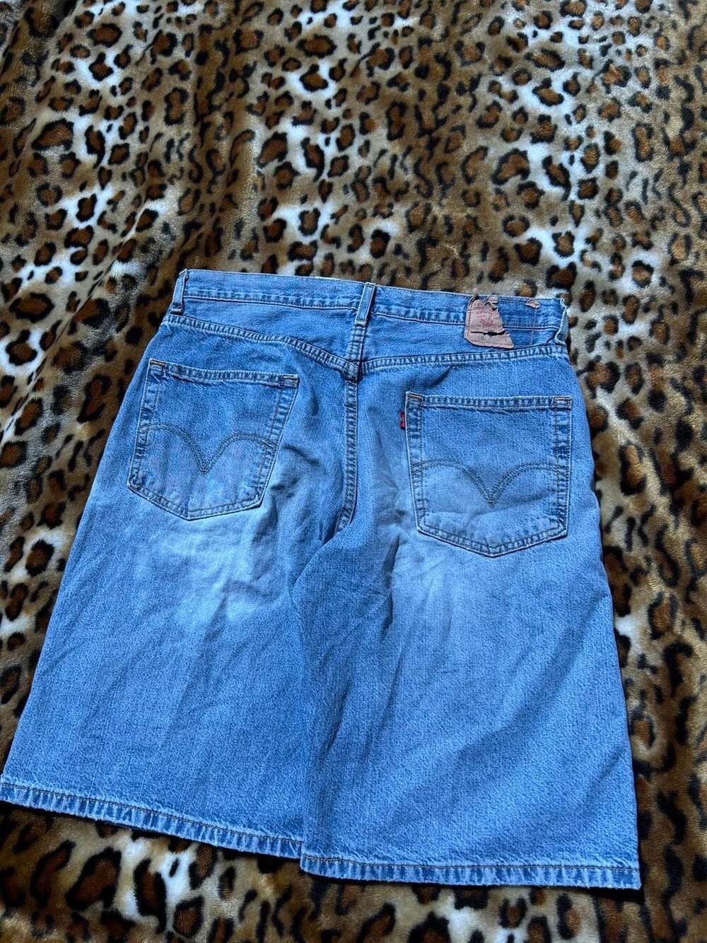 Vintage Levi's Baggy Jorts Shorts Skater Summer Distressed Y2K 36